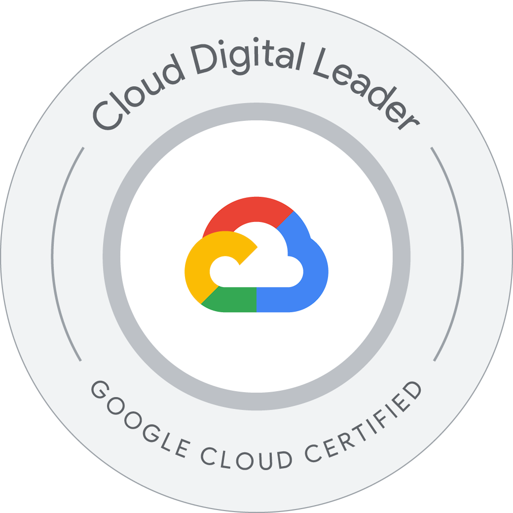 Professional Cloud Digital Leader badge