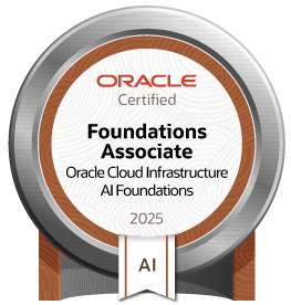 OCI Foundations & AI Associate badge